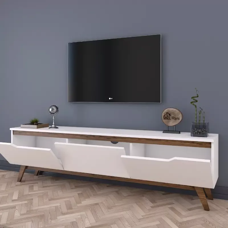 TV Komoda Mindanao White Walnut