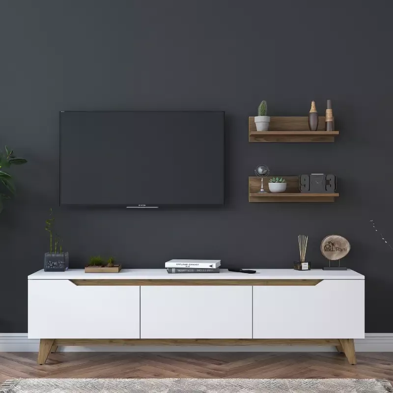 TV Komoda Maluku White Walnut