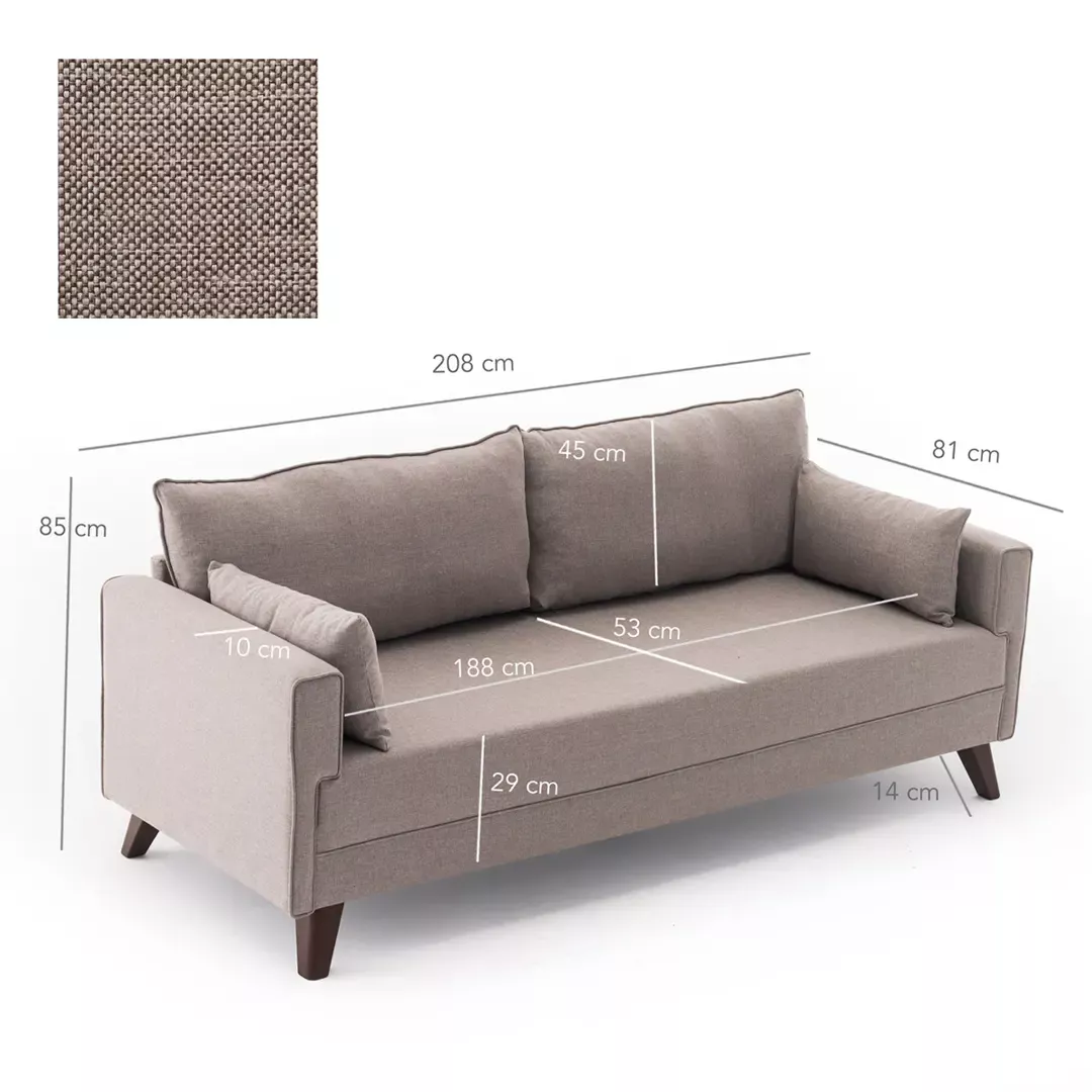 Sofa Giorgiana krem